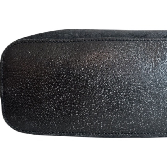 Gucci Black Monogram Canvas Hobo Bag - Picture 15 of 17